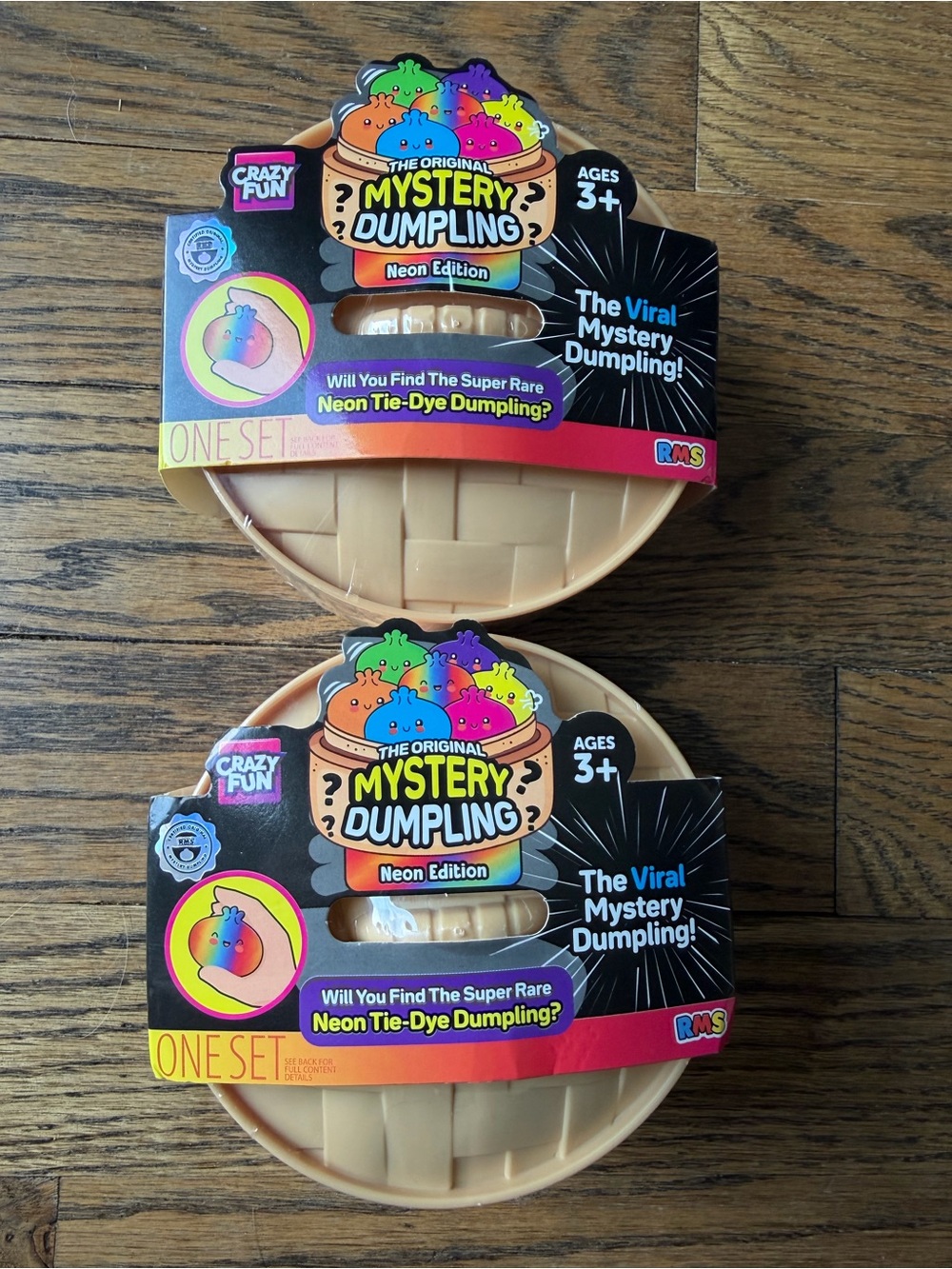 Original Mystery Dumplings- Neon Tie Dye- Lot of 2